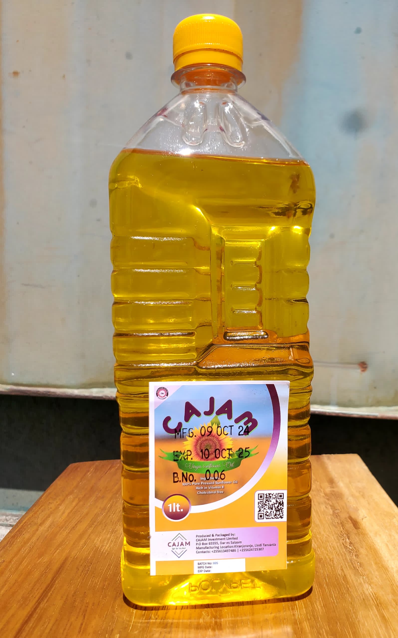 Edible Sunflower Oil (1 litre)
